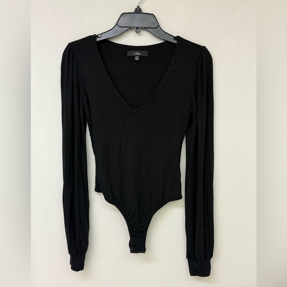 Lulu's Black Long Sleeve Bodysuit Size XS - Picture 5 of 8